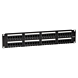 CAT 5e, UTP Netzwerk-Patchpanel, 19”, 48-fach.