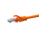 CAT 5e Netzwerkkabel U/UTP – 2 Meter -  Orange - CCA