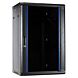 18 HE Serverschrank, Wandgehäuse, mit Glastür (BxTxH) 600 x 450 x 900 mm