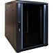15 HE, kleiner Serverschrank, mit Glastür (BxTxH) 600 x 600 x 860 mm