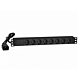 19” Steckdosenleiste mit C14 Stecker - 8 fach - Dänemark