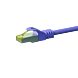 RJ45 Netzwerkkabel S/FTP (PiMF), mit CAT 7 Rohkabel, Violett, 3m