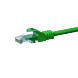 CAT 5e Netzwerkkabel U/UTP – 0.25 Meter -  Grün - CCA