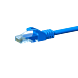 CAT 5e Netzwerkkabel U/UTP – 1 Meter - Blau - CCA