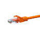 CAT 5e Netzwerkkabel U/UTP – 1 Meter -  Orange - CCA