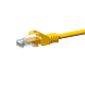 CAT 5e Netzwerkkabel U/UTP – 7,50 Meter - Gelb - CCA