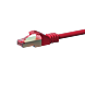 CAT 6 Netzwerkkabel LSOH - S/FTP - 0,50 Meter - Rot
