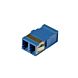 Singlemode Keystone Kupplung LC-LC duplex blau