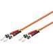 Glasfaserkabel ST-ST OM2 Duplex Patchkabel – 7.5 Meter