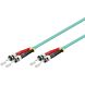 Glasfaserkabel ST-ST OM3 Duplex Patchkabel – 2 Meter