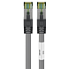 RJ45 Netzwerkkabel S/FTP (PiMF), mit CAT 8 Rohkabel, Grau, 5m