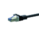 CAT 6a Netzwerkkabel LSOH - S/FTP - 2 Meter - Schwarz