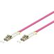 Glasfaserkabel LC-LC OM4 Duplex Patchkabel – 1 Meter
