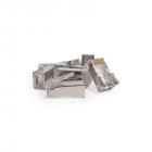 RJ45 CAT 6 Netzwerkstecker– geschirmt - für flexible Kabel - 10 Stück