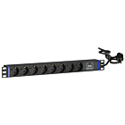 19” Steckdosenleiste - 8 fach - Surge Protection Device