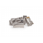 RJ45 CAT 6 Netzwerkstecker – geschirmt - für Starrleiter - 10 Stück