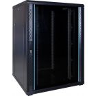 22 HE 19” Serverschrank, mit Glastür (BxTxH) 800 x 800 x 1200mm 