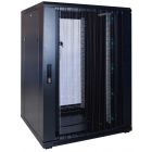 22 HE 19” Serverschrank, mit perforierter Fronttür (BxTxH) 800 x 800 x 1200mm 