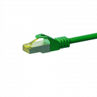 RJ45 Netzwerkkabel S/FTP (PiMF), mit CAT 7 Rohkabel, Grün, 0,50m