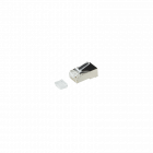 RJ45 CAT 6 Netzwerkstecker  geschirmt- mit hilfstück - für flexible Kabel