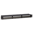 CAT 5e, FTP Netzwerk-Patchpanel, 19”, 24-fach.