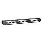 CAT 6a, STP Netzwerk-Patchpanel, 19”, 24-fach.