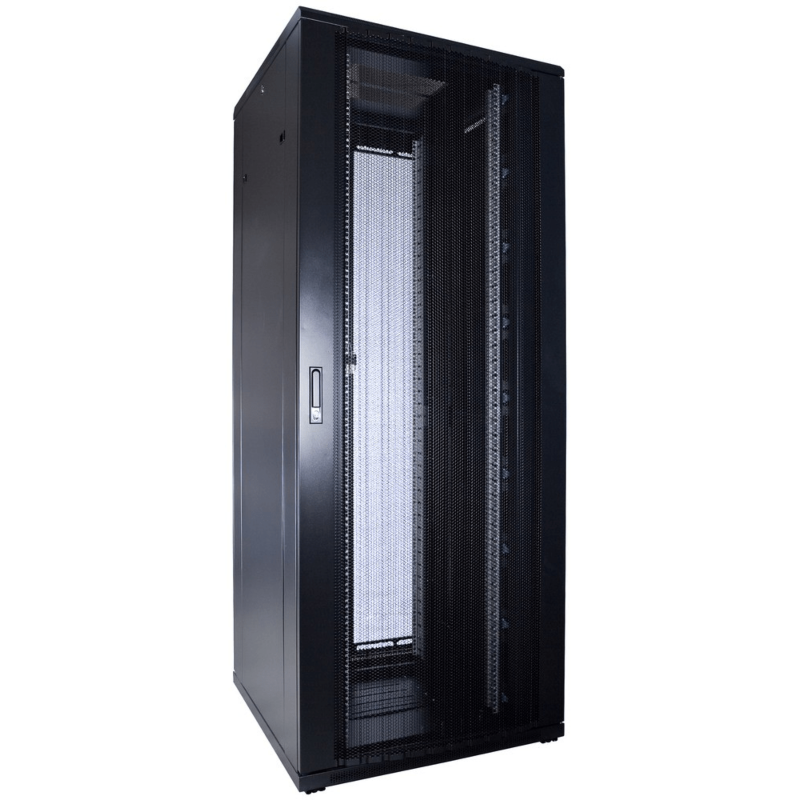 47 HE 19” Serverschrank, mit perforierter Fronttür (BxTxH) 800 x 800 x 2200mm