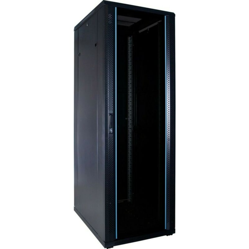 37 HE 19” Serverschrank, mit Glastür (BxTxH) 600 x 800 x 1800mm