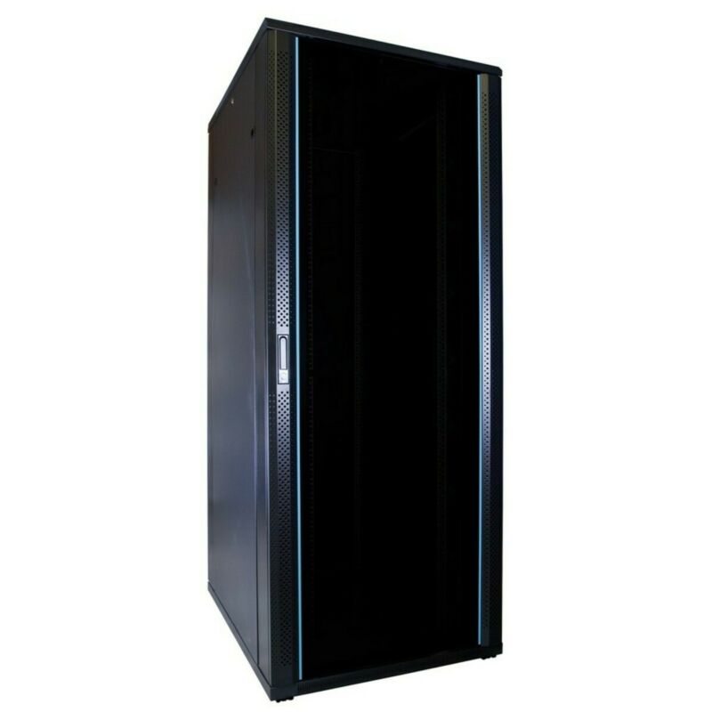 42 HE 19” Serverschrank, mit Glastür (BxTxH) 800 x 1000 x 2000mm