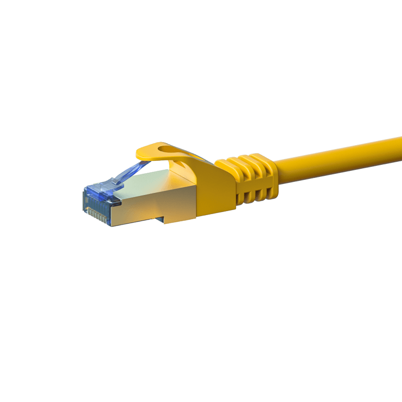CAT 6a Netzwerkkabel LSOH - S/FTP - 50 Meter - Gelb