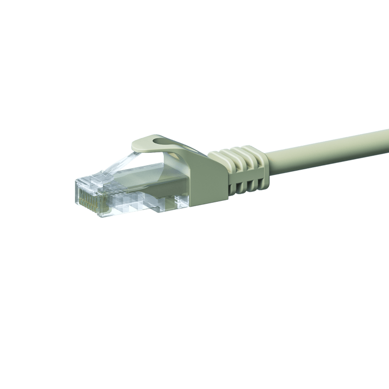 CAT 5e Netzwerkkabel U/UTP – 1,50 Meter -  Grau - CCA