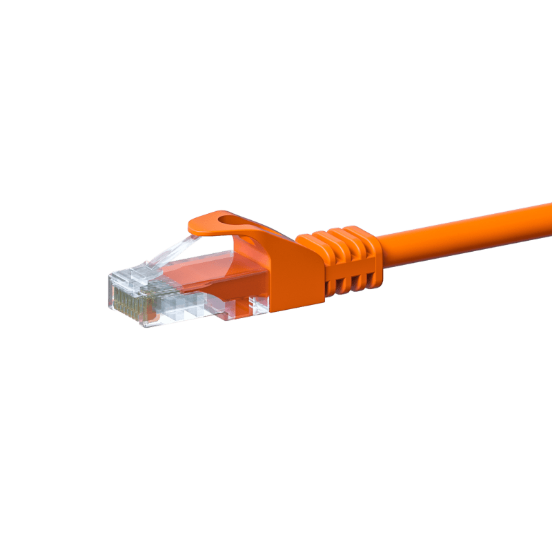 CAT 5e Netzwerkkabel U/UTP – 1,50 Meter -  Orange - CCA