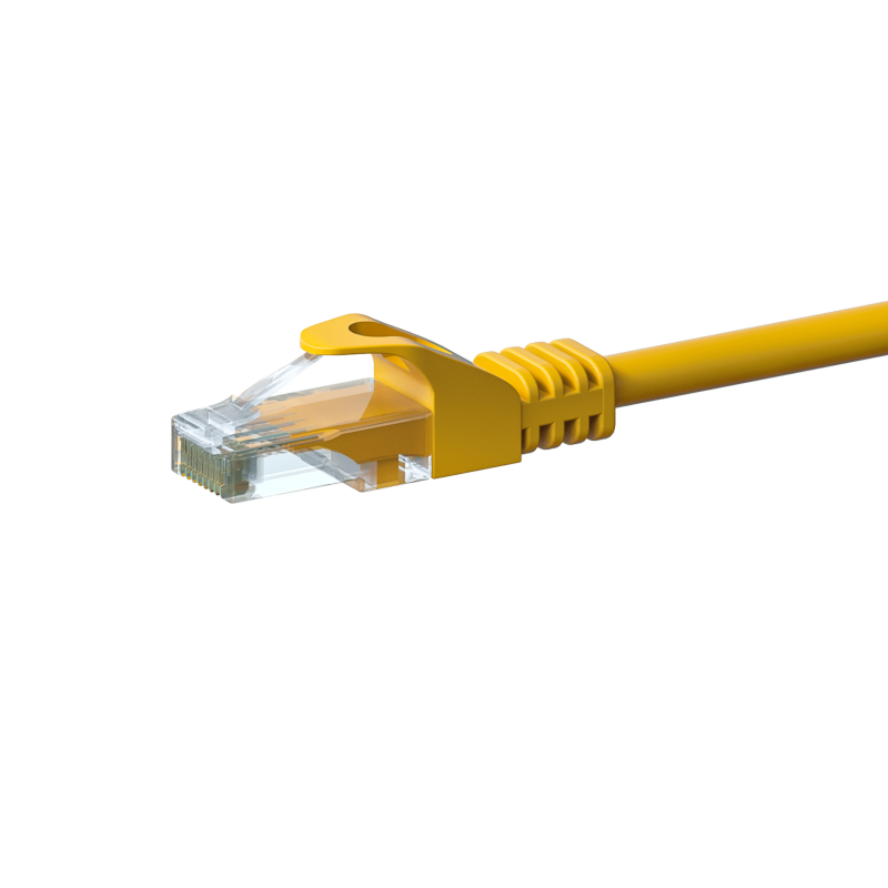 CAT 6 Netzwerkkabel U/UTP - 15 Meter - Gelb - CCA