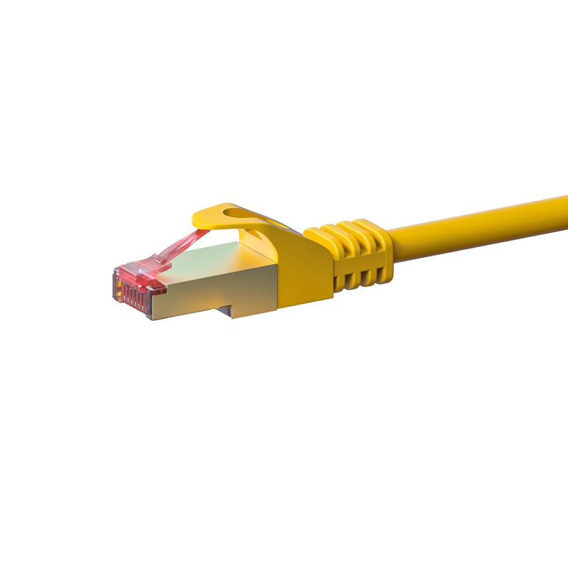 CAT 6 Netzwerkkabel LSOH - S/FTP - 1 Meter - Gelb