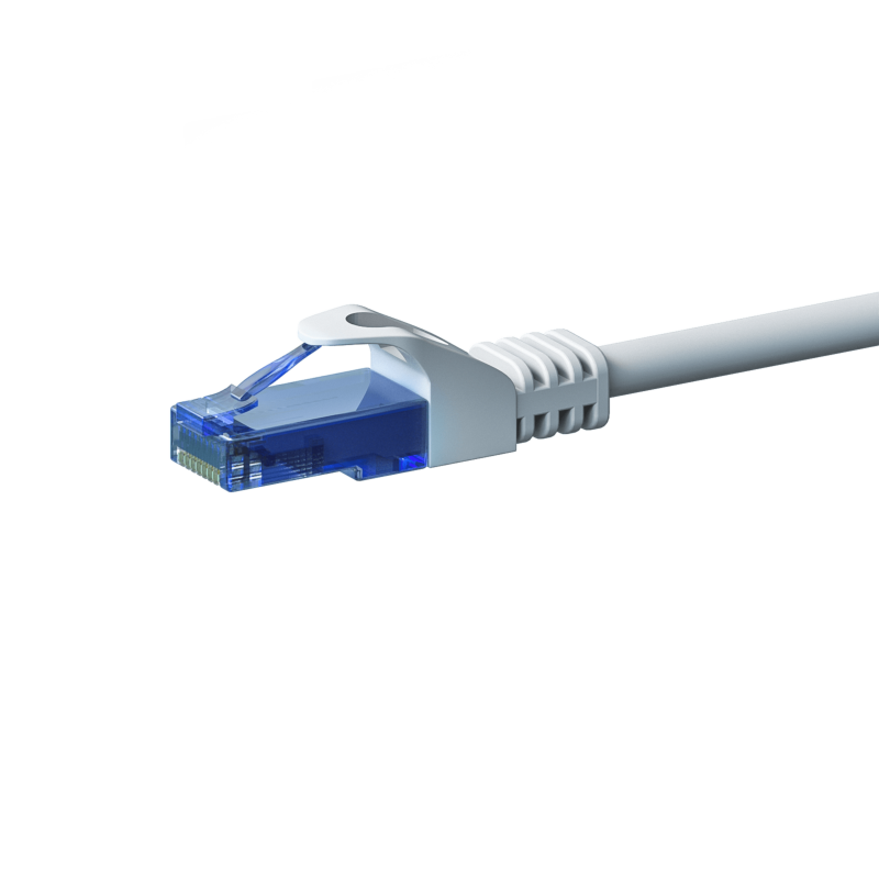 CAT6a Netzwerkkabel 100% Kupfer - U/UTP - 20 Meter - Weiß