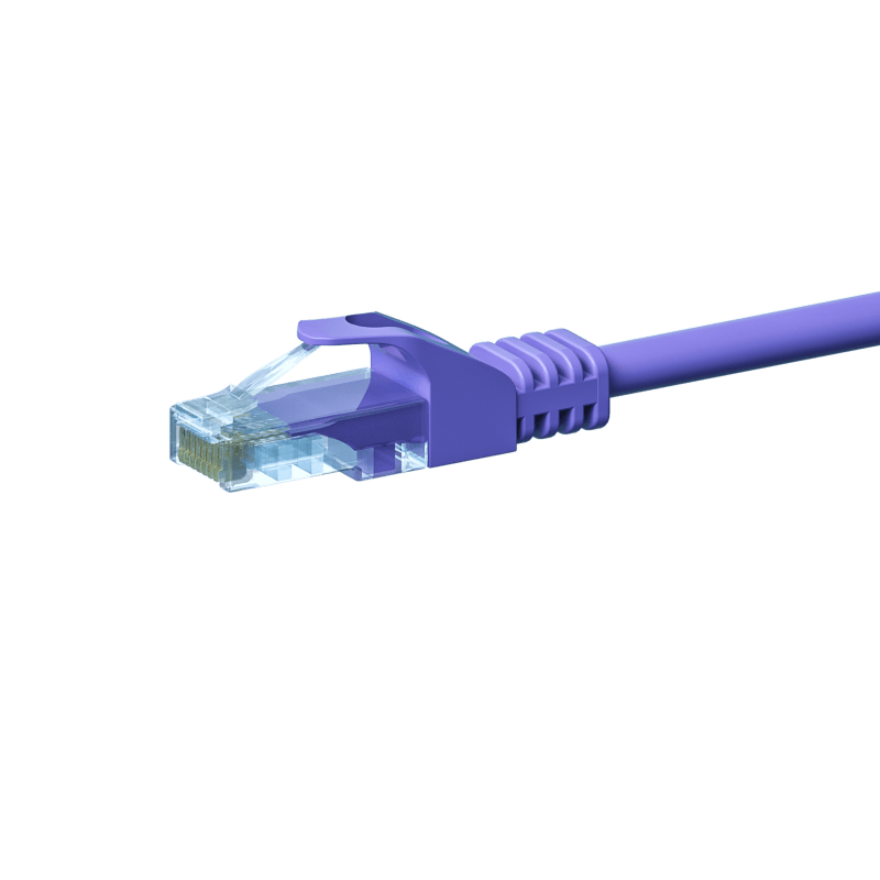 CAT 5e Netzwerkkabel U/UTP – 5 Meter -  Violett - CCA