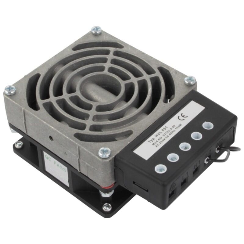Heizelement für Outdoor Serverschränke 100W mit Ventilator
