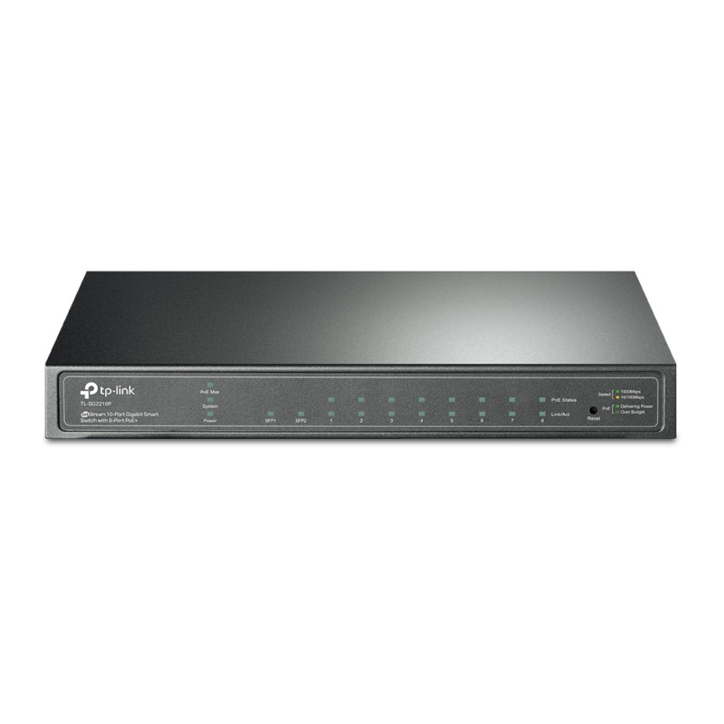 TP-Link 10-ports SG2210P Jetstream managed PoE smart switch