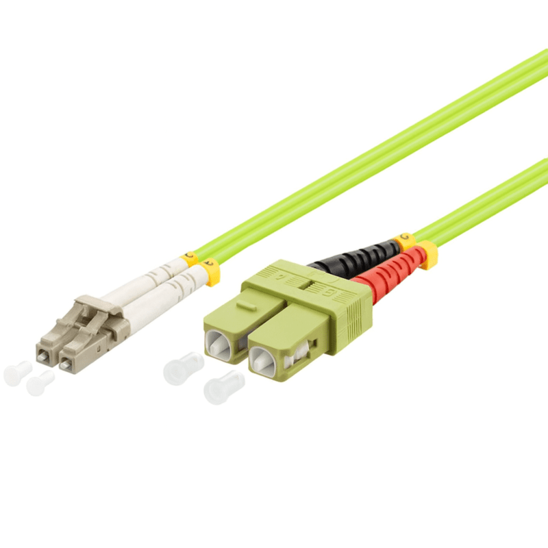 Glasfaserkabel LC-SC OM5 Duplex Patchkabel – 1,5 Meter