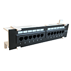 CAT 6 Wand patchpanel, 12-fach UTP