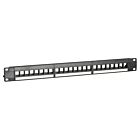 UTP Keystone-Patchpanel, 24 Ports Unbestückt