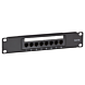 Patchpanel 10”, 8-fach UTP Patchpanel CAT 5e