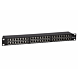 CAT 6a, STP Netzwerk-Patchpanel, 19”, 48-fach.