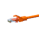 CAT 5e Netzwerkkabel U/UTP – 2 Meter -  Orange - CCA