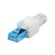 UTP CAT6a Toolles RJ45 Netzwerkstecker - für massive und flexibele UTP Kabel