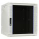 12 HE Serverschrank, wendbares Wandgehäuse mit Glastür, Weiß (BxTxH) 600 x 600 x 635mm
