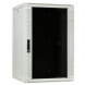 27 HE Serverschrank, Wandgehäuse mit Glastür (BxTxH) 600 x 600 x 1300mm weiß