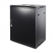 12 HE Serverschrank, Wandgehäuse, mit Metalltür (BxTxH) 600 x 600 x 635mm