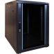 15 HE, kleiner Serverschrank, mit Glastür (BxTxH) 600 x 600 x 860 mm