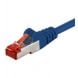 CAT 6 Netzwerkkabel LSOH - S/FTP - 1 Meter - Blau